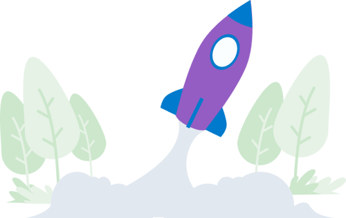 Poll Everywhere image asset with rocket ship